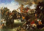 Johann Peter Krafft Zrenyis Charge from the Fortress of Szigetvar France oil painting artist